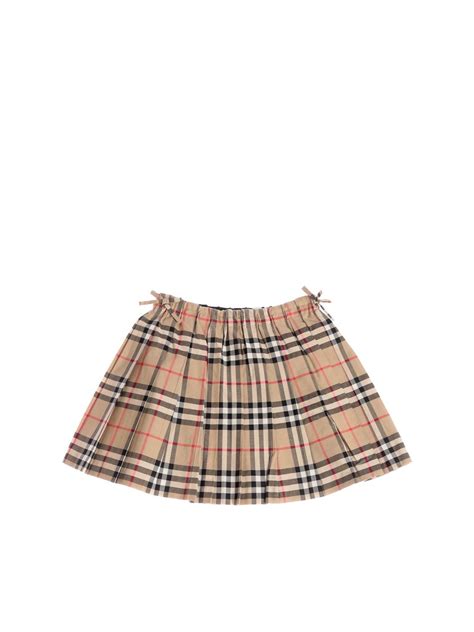 burberry plaid pleated mini skirt|Burberry vintage check pleated skirt.